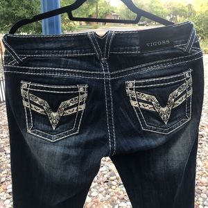 Vigoss Chelsea Straight Dark Wash Jeans